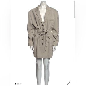 THE MANNEI IRBID Oversized Blazer Mini Dress (Medium Size 6)